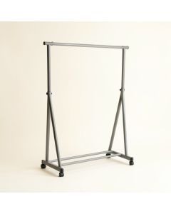 Linden Bridge Empty Garment Rack - Gray (synthetic illustration; no displayed measurements)