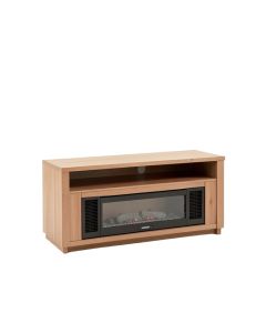 Earle Tv Stand For Tvs Up To 65 '' With Electric Fireplace Included (synthetic illustration; no displayed measurements)