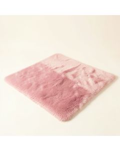 Ophir Faux-Fur Pink Area Rug (synthetic illustration; no displayed measurements)