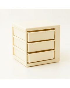 Meadow Canyon Small-Parts Storage Drawer Cabinet - Cream (synthetic illustration; no displayed measurements)