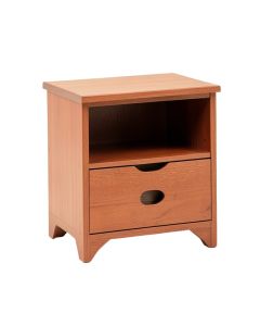 Wren Crest Nightstand - Terracotta (synthetic illustration; no displayed measurements)