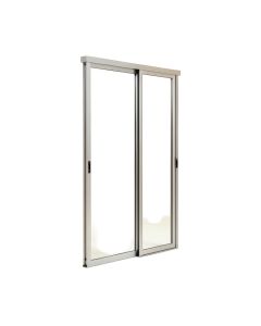 Mirrored Sliding Closet Doors With Installation Hardware Kit