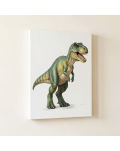 Kleckner Dinosaurs Typography Chart Canvas Wall Art (synthetic illustration; no displayed measurements)