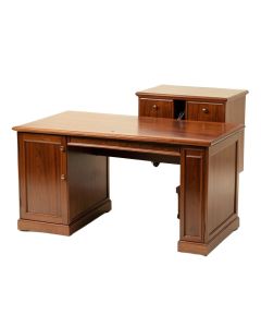 Mccook Solid Wood Executive Desk With Hutch