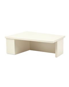 Dune Falls Desktop Monitor Riser - Ivory