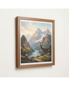 `` Fire In The Sky '' By Michael Blanchette Framed Photographic Print (synthetic illustration; no displayed measurements)