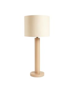 Harbor Bridge Floor Lamp With A Plain Fabric Shade - Beige (synthetic illustration; no displayed measurements)