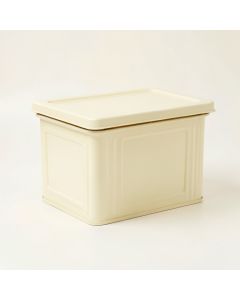 Bay Crossing Closed Outdoor Storage Box - Cream (synthetic illustration; no displayed measurements)