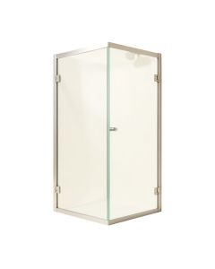 Aqua Fold 33.5 '' W X 72 '' H Pivot Semi-Frameless Shower Door