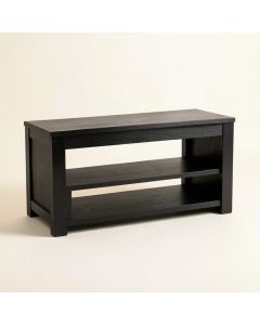 Dune Branch Indoor Bench - Black (synthetic illustration; no displayed measurements)
