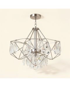 Chantant Unique Statement Geometric Chandelier (synthetic illustration; no displayed measurements)
