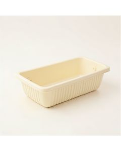 Wren Bend Empty Railing Planter With Integral Brackets - Cream (synthetic illustration; no displayed measurements)
