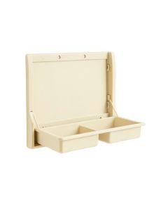 Clay Bluff Empty Wall-Mounted Tool Organizer Panel - Ivory
