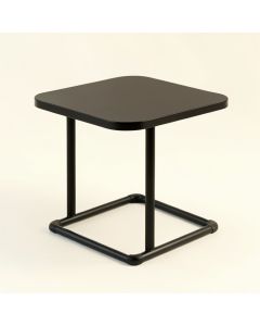 Glen Crest Compact Balcony Table - Black (synthetic illustration; no displayed measurements)