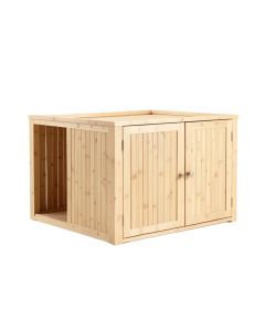 Oak Bluff Empty Furniture-Style Litter Enclosure - Beige