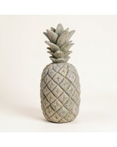 9 '' Summertime Dangling Leg Pineapple Boy Garden Statue (synthetic illustration; no displayed measurements)