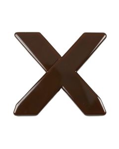 Linear Foil 2 '' X 4 '' Glass Mosaic Tile In Glossy Brown