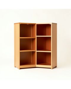 Cove Crest Freestanding Bookcase - Terracotta (synthetic illustration; no displayed measurements)