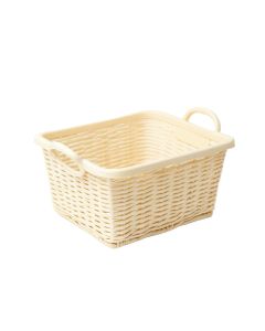 Bay Brook Empty Storage Basket - Cream