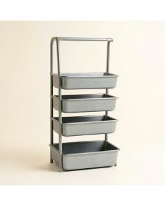 Pine Bridge Empty Vertical Garden Frame - Gray (synthetic illustration; no displayed measurements)