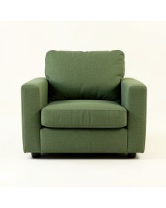 Sage Edge Upholstered Armchair - Green (synthetic illustration; no displayed measurements)