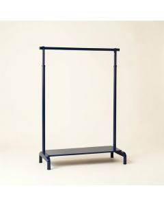 Alder Canyon Empty Garment Rack - Navy (synthetic illustration; no displayed measurements)