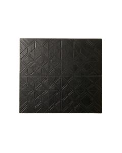 Moss Brook Uninstalled Square Decorative Tile - Black (synthetic illustration; no displayed measurements)