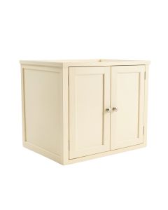 Harbor Dale Empty Furniture-Style Litter Enclosure - Cream (synthetic illustration; no displayed measurements)