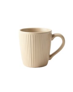 Slate Arc Ceramic Mug - Beige