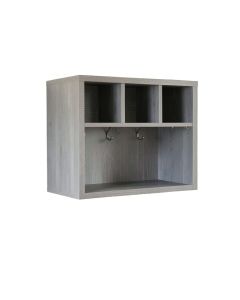 Sage Brook Wall-Mounted Entryway Organizer Shelf - Gray