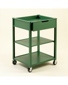 Meadow Dell Empty Rolling Workshop Cart - Green (synthetic illustration; no displayed measurements)