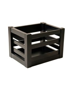 Aspen Bridge Empty Furniture-Style Pet Crate - Black