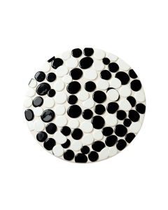 Penny Porcelain Penny Round Mosaic Wall & Floor Tile