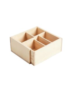 Hazel Bluff Empty Coffee-Station Organizer - Ivory