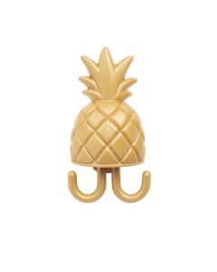 Gilded Pineapple Shower Curtain Hooks
