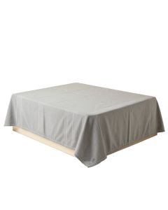 Clay Falls Flat Bed Sheet - Gray