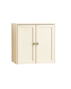River Edge Wall-Mounted Entry Cabinet - Ivory (synthetic illustration; no displayed measurements)