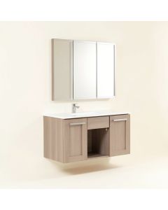 Ivery 33 '' Wall-Mounted Single Bathroom Vanity Set (synthetic illustration; no displayed measurements)