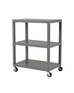 Alder Bridge Empty Rolling Workshop Cart - Gray (synthetic illustration; no displayed measurements)