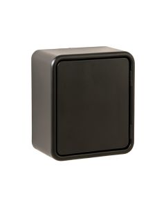 River Arc Wall-Mounted Entry Cabinet - Black