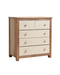 Chouchanik Fabric 5 Drawer Dresser