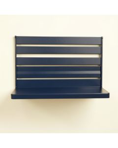 Ridge Bend Wall-Mounted Entryway Organizer Shelf - Navy (synthetic illustration; no displayed measurements)