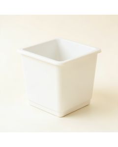 Fern Dale Empty Planter - White (synthetic illustration; no displayed measurements)