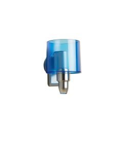 Holly Bend Wall Sconce Mounted On A Plain Wall - Blue (synthetic illustration; no displayed measurements)