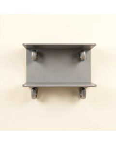 Spruce Bend Wall-Mounted Entryway Organizer Shelf - Gray (synthetic illustration; no displayed measurements)