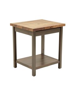 Morgandale Kitchen Cart With Butcher Block Top