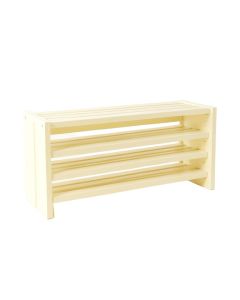 Ridge Branch Shoe Storage Bench - Ivory