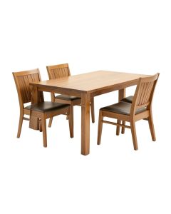 Monterra Butterfly Leaf Solid Wood Dining Set