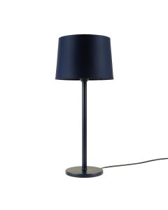 Harbor Branch Floor Lamp With A Plain Fabric Shade - Navy (synthetic illustration; no displayed measurements)
