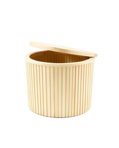 Ash Bridge Closed Garden Compost Bin - Ivory (synthetic illustration; no displayed measurements)